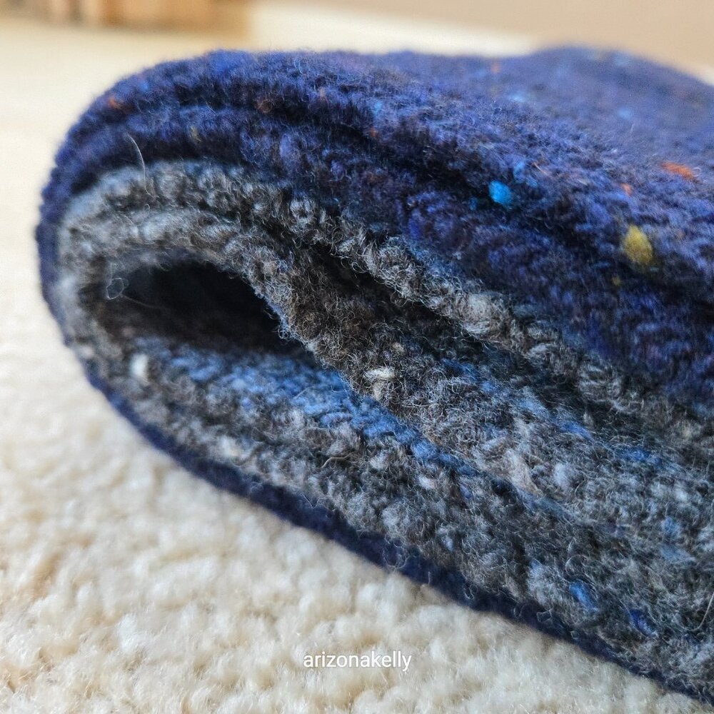 NWT Mackie Wool Scarf Ribbed Flecked Speckled Donegal Scotland - Picture 14 of 15